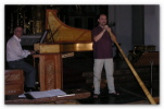 Orgel und Alphorn, hier mit Stefan Moser